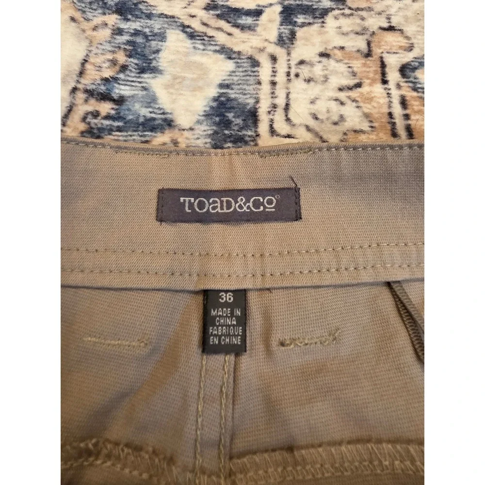 Toad & Co Men's Size 36 Khaki 10.5